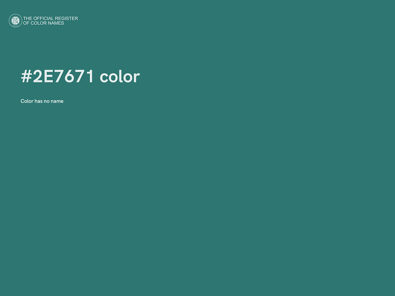 #2E7671 color image