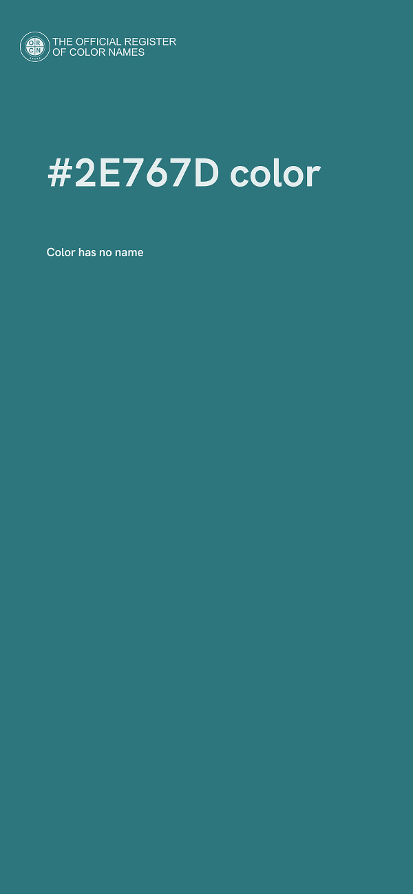 #2E767D color image