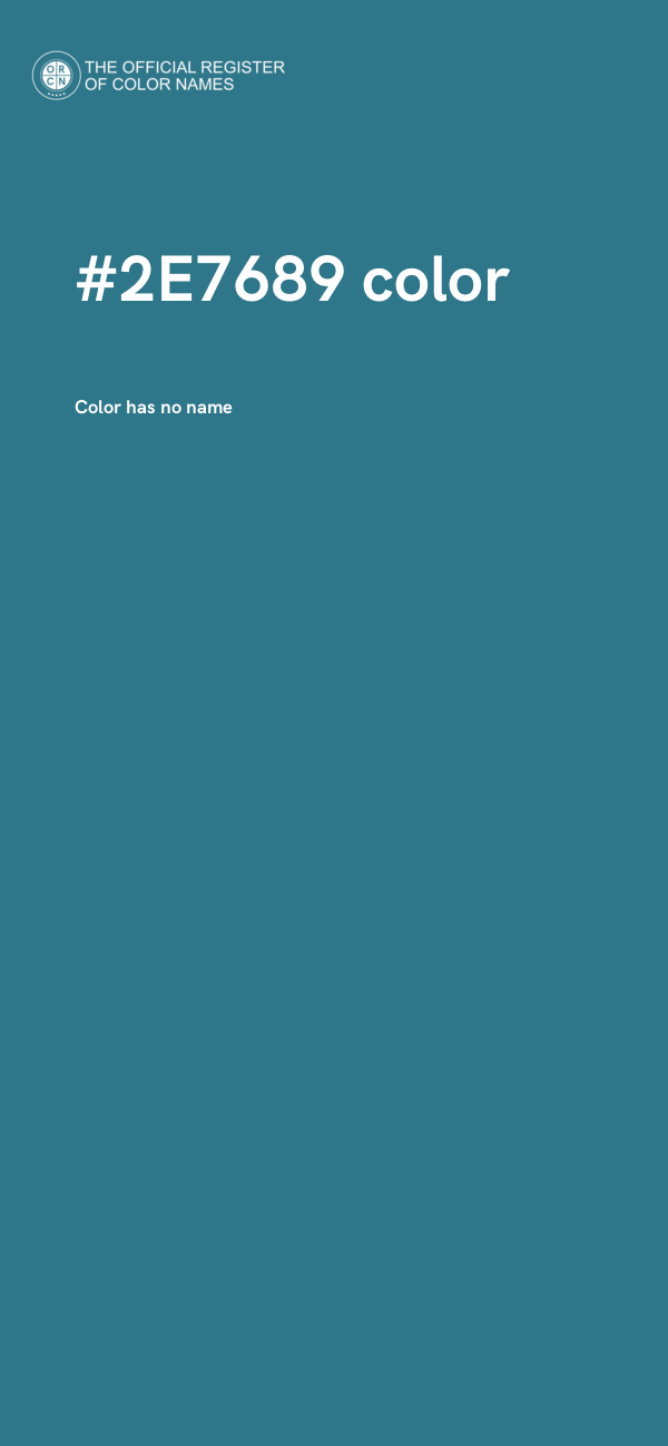 #2E7689 color image