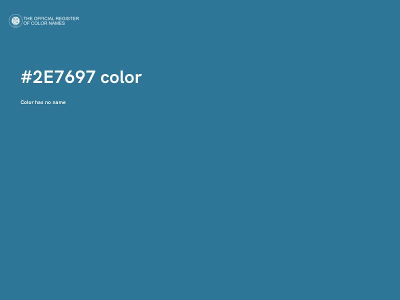 #2E7697 color image