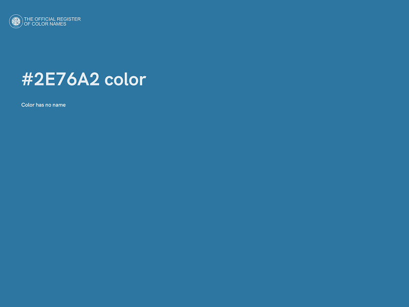 #2E76A2 color image