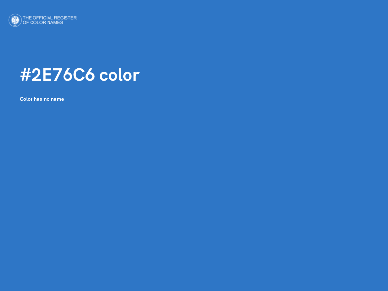 #2E76C6 color image