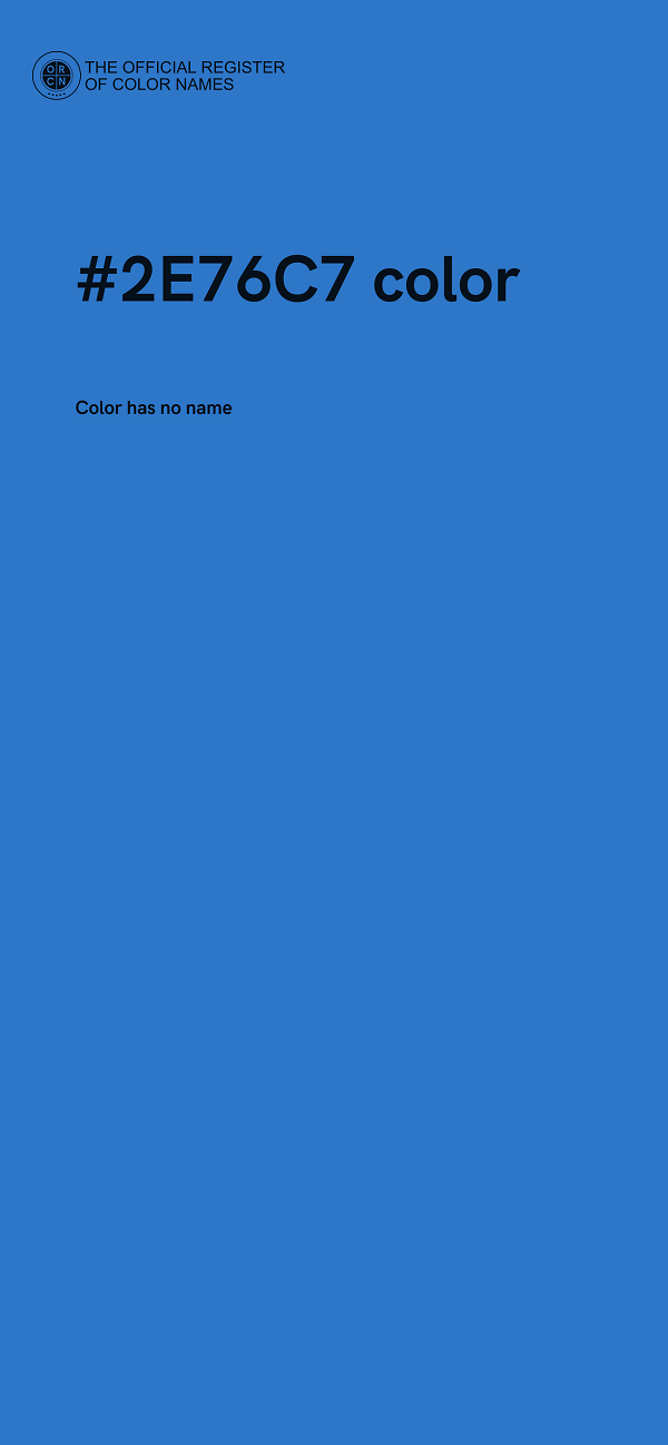#2E76C7 color image