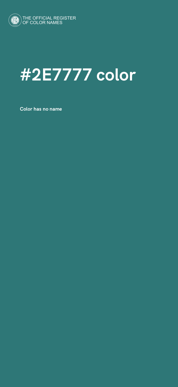 #2E7777 color image
