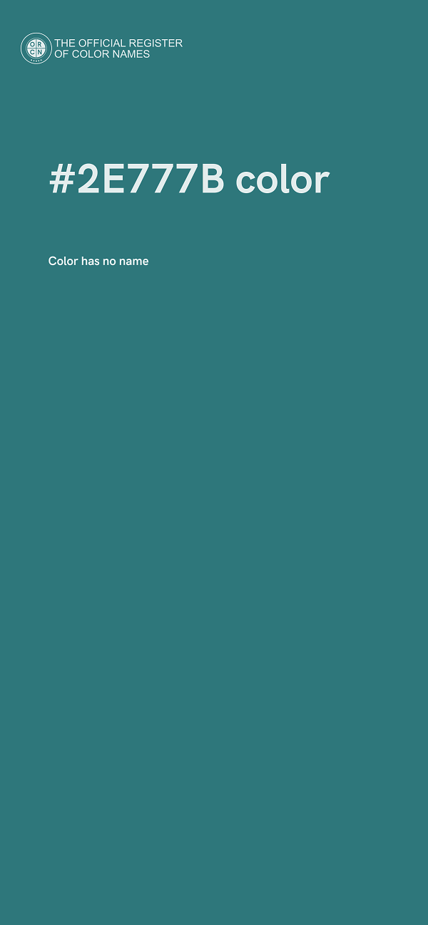 #2E777B color image