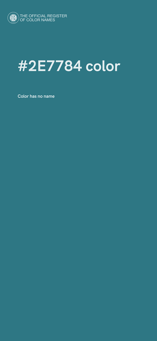 #2E7784 color image