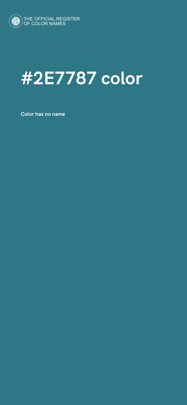 #2E7787 color image