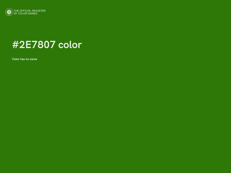 #2E7807 color image