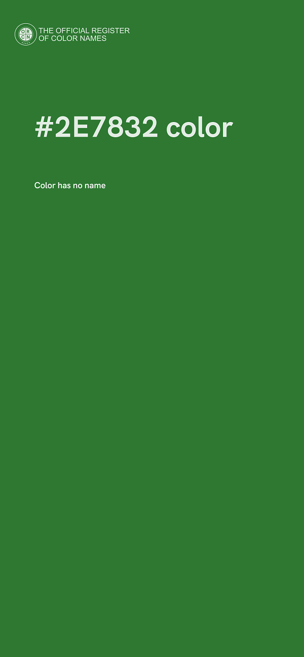 #2E7832 color image
