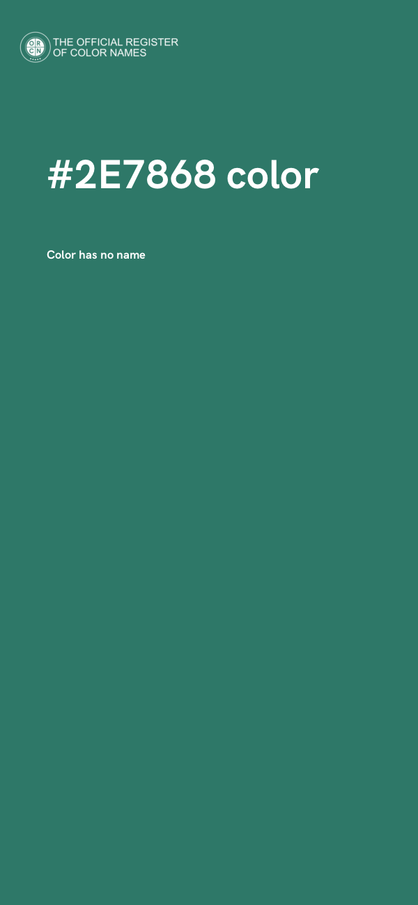 #2E7868 color image