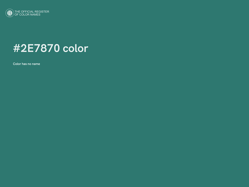 #2E7870 color image