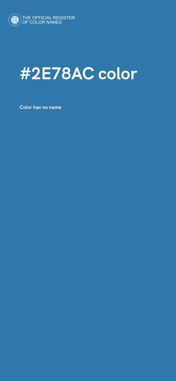 #2E78AC color image