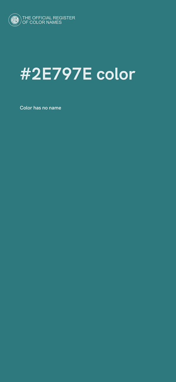 #2E797E color image