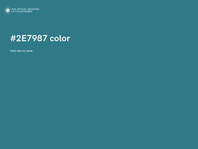 #2E7987 color image