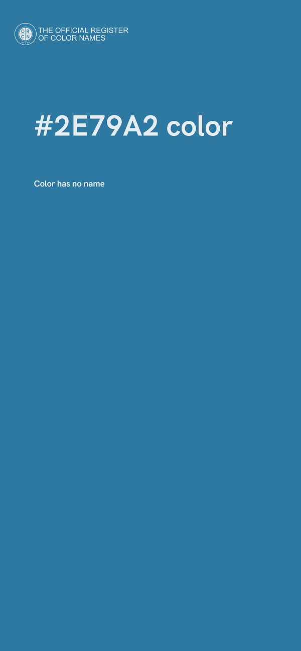 #2E79A2 color image