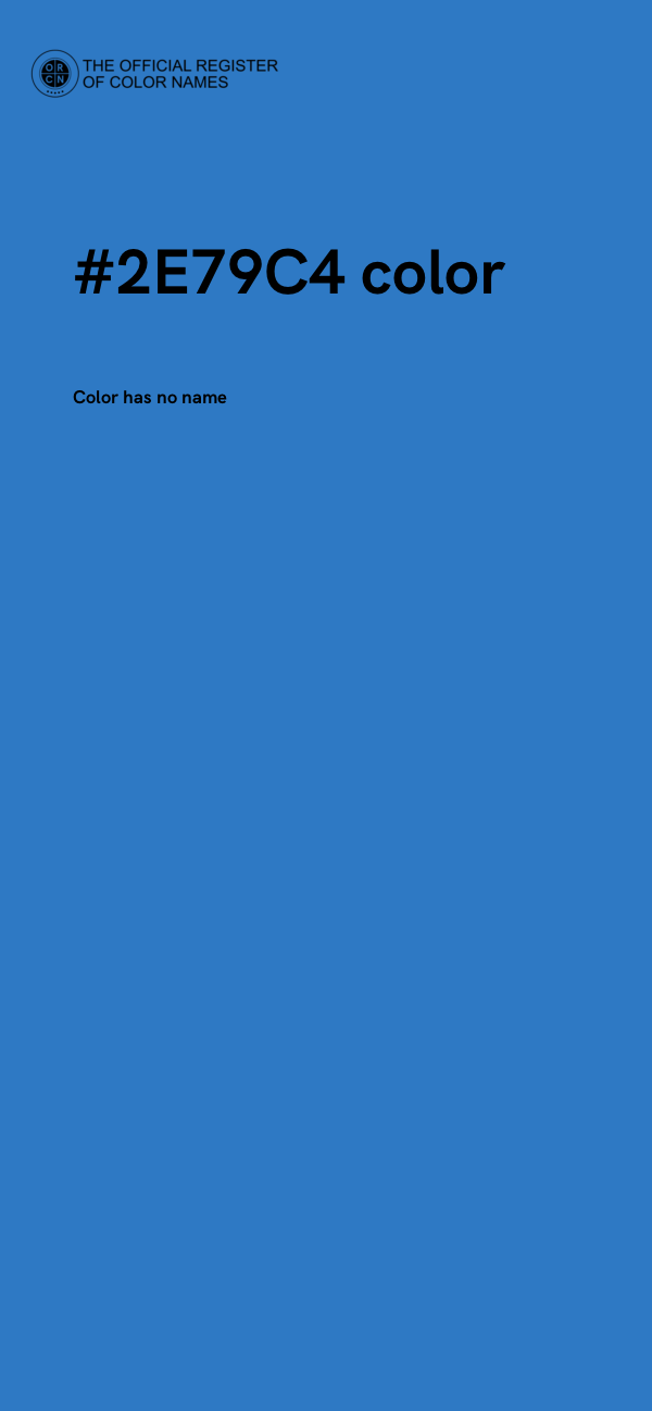 #2E79C4 color image
