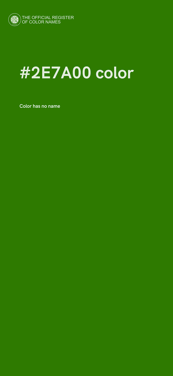#2E7A00 color image