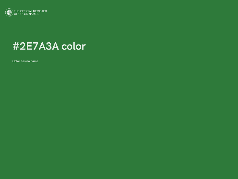 #2E7A3A color image