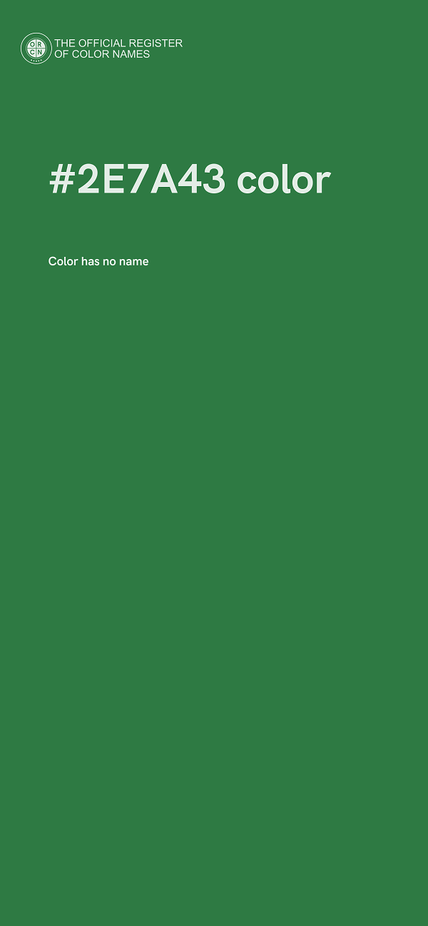 #2E7A43 color image
