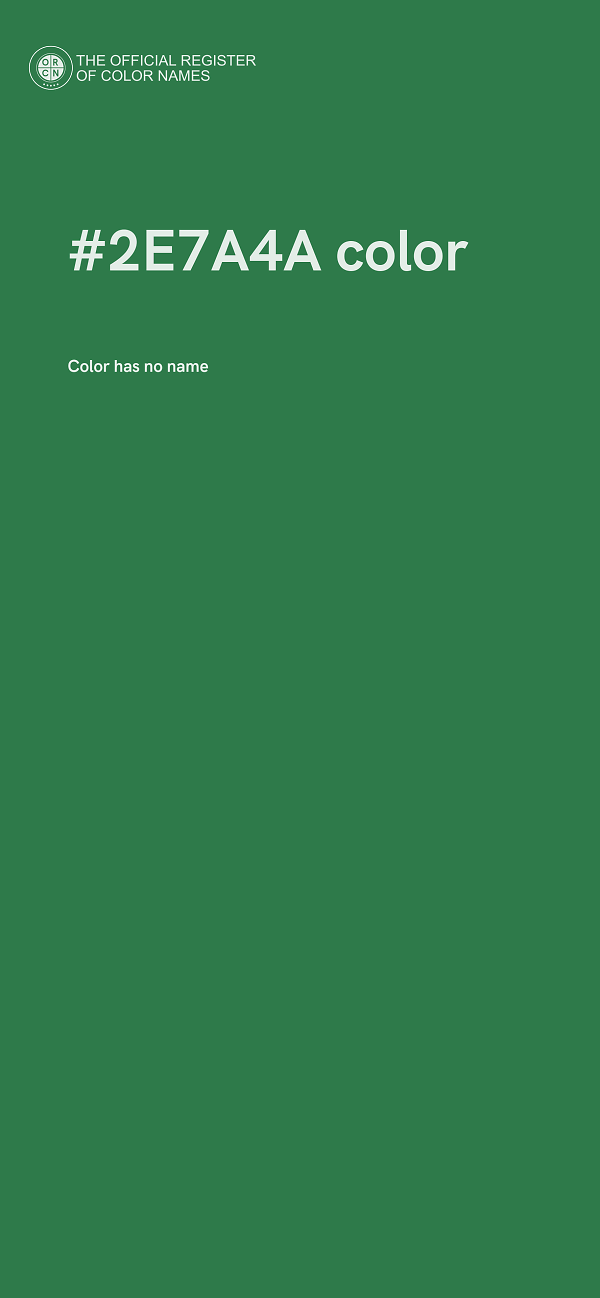 #2E7A4A color image