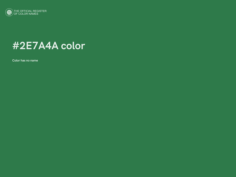 #2E7A4A color image