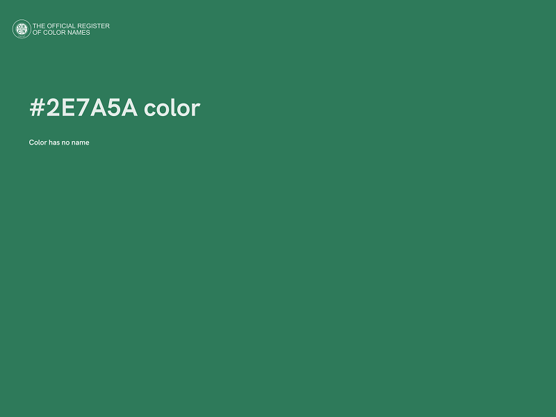 #2E7A5A color image