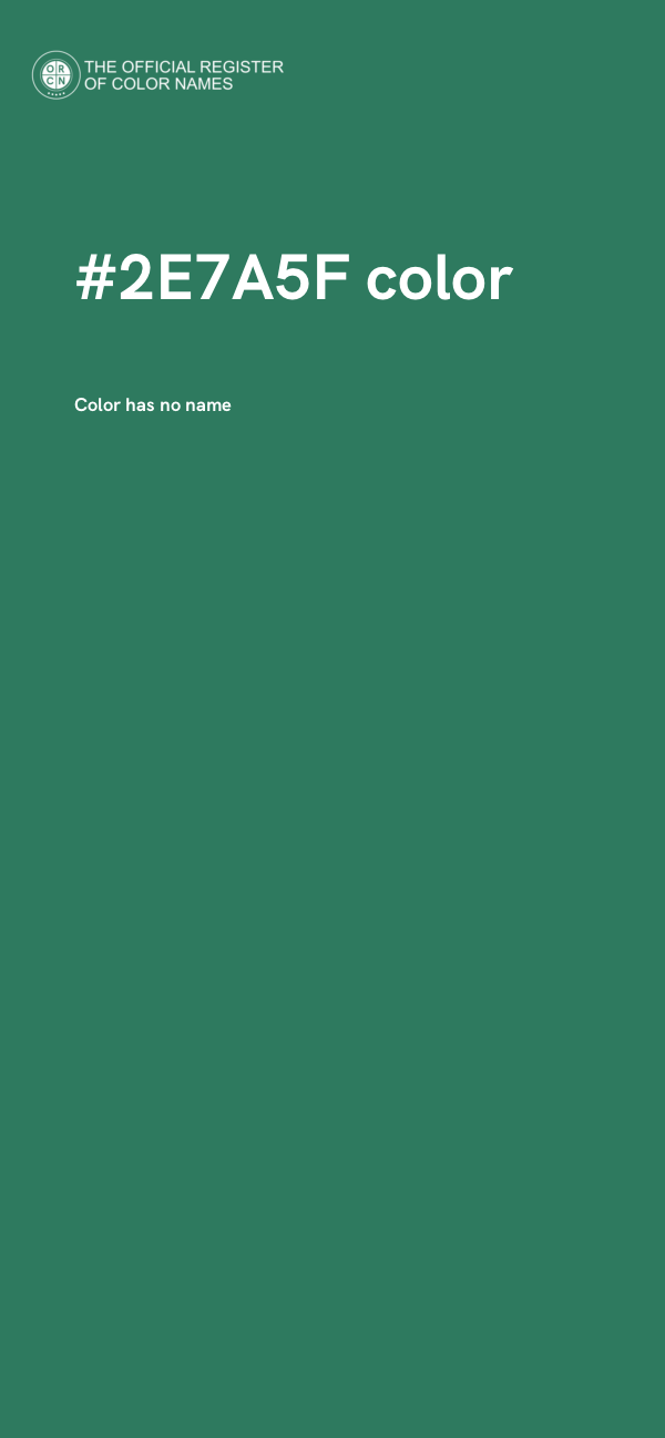 #2E7A5F color image