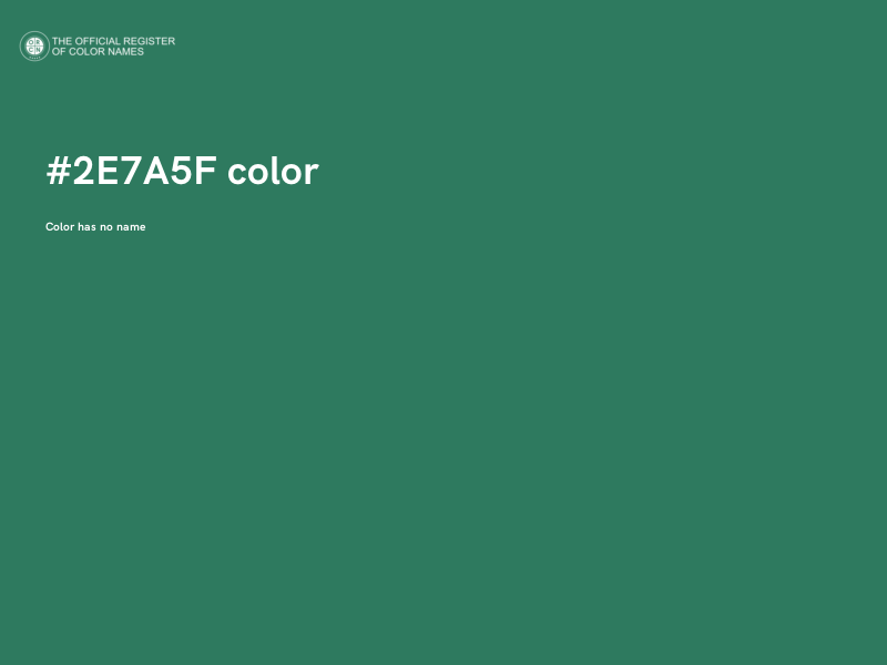 #2E7A5F color image