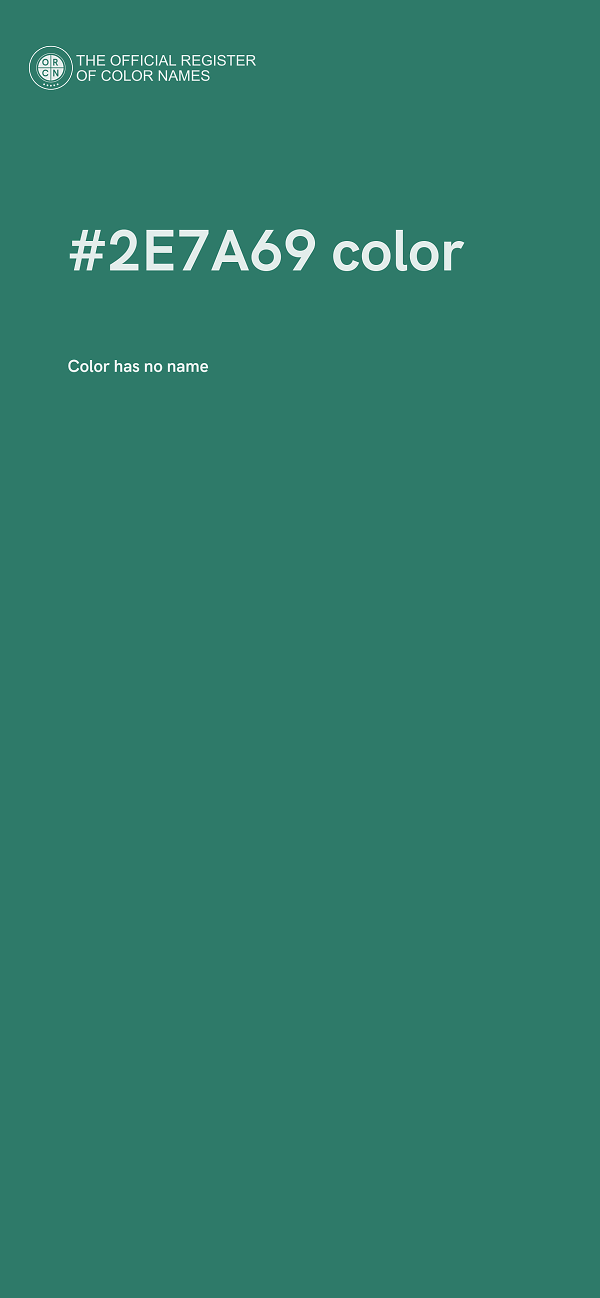 #2E7A69 color image