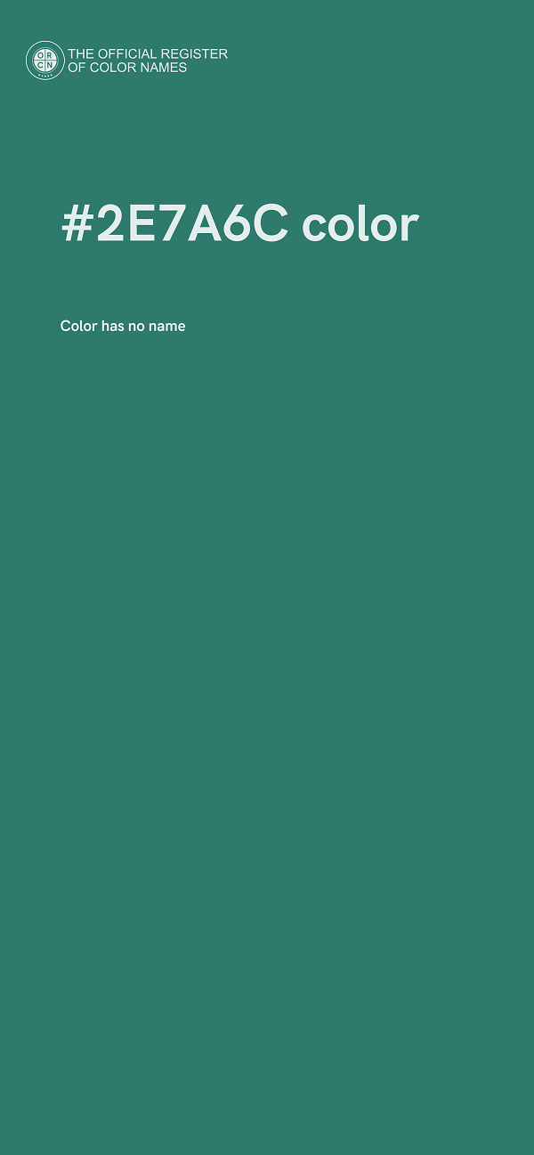 #2E7A6C color image