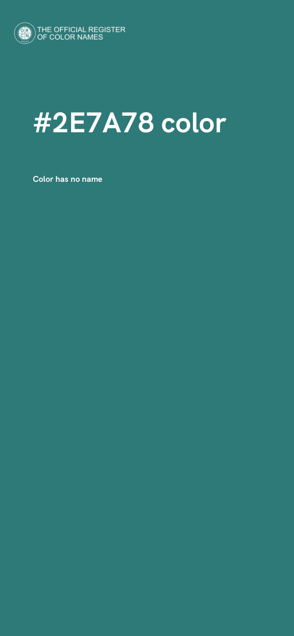 #2E7A78 color image