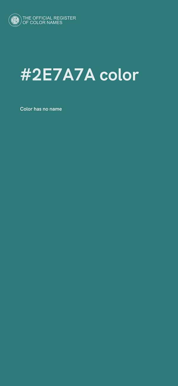 #2E7A7A color image