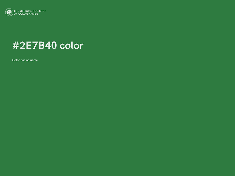 #2E7B40 color image