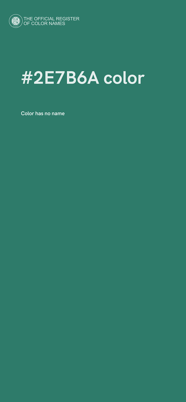 #2E7B6A color image