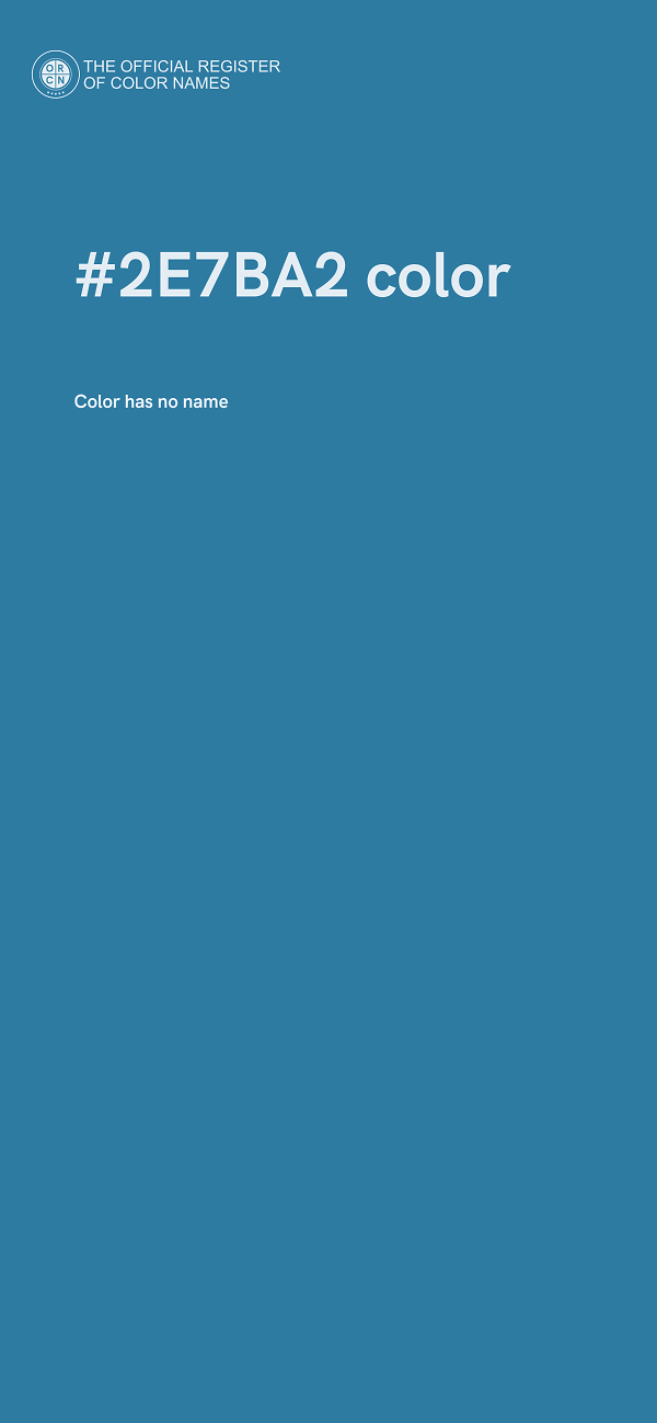 #2E7BA2 color image