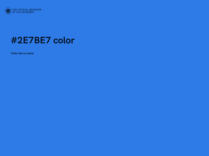 #2E7BE7 color image