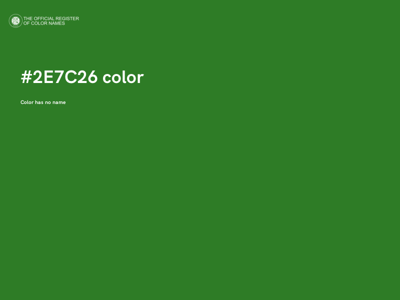 #2E7C26 color image
