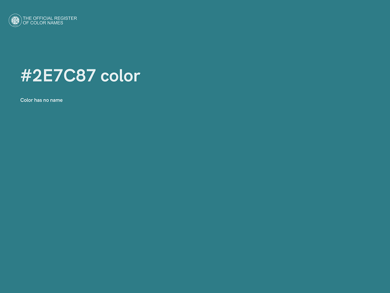 #2E7C87 color image