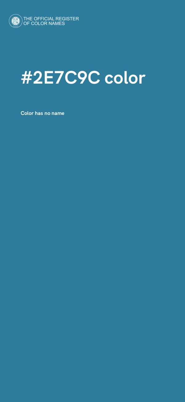#2E7C9C color image