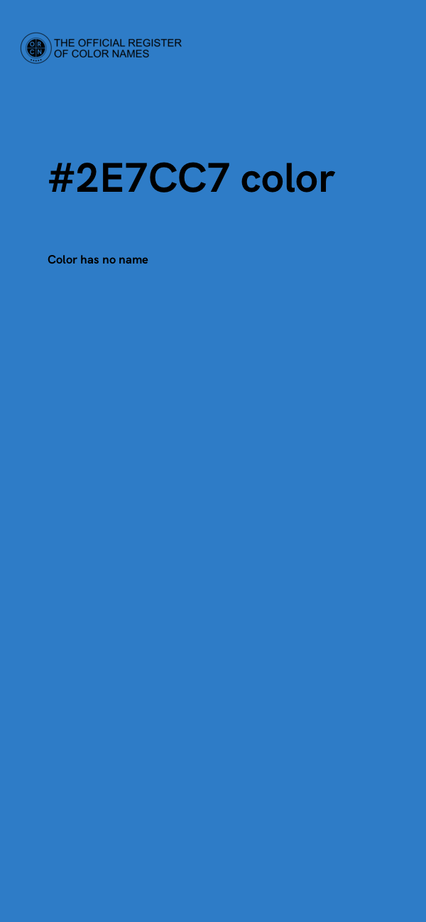 #2E7CC7 color image