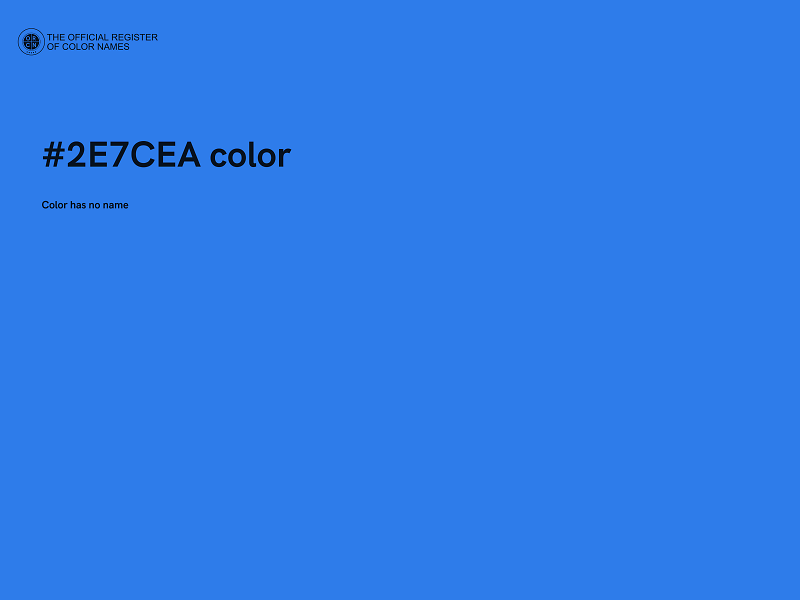 #2E7CEA color image