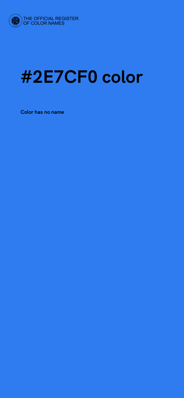#2E7CF0 color image