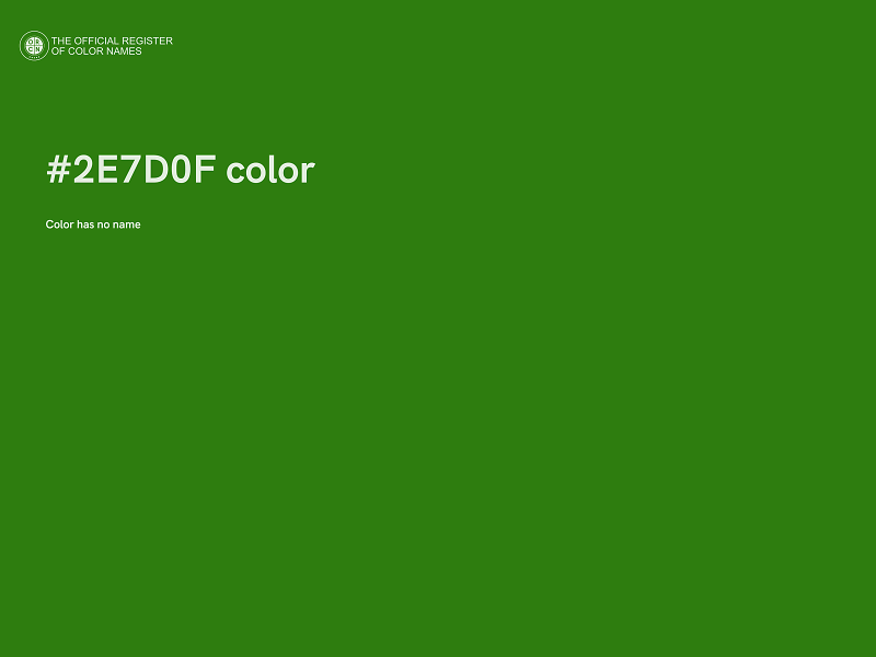 #2E7D0F color image