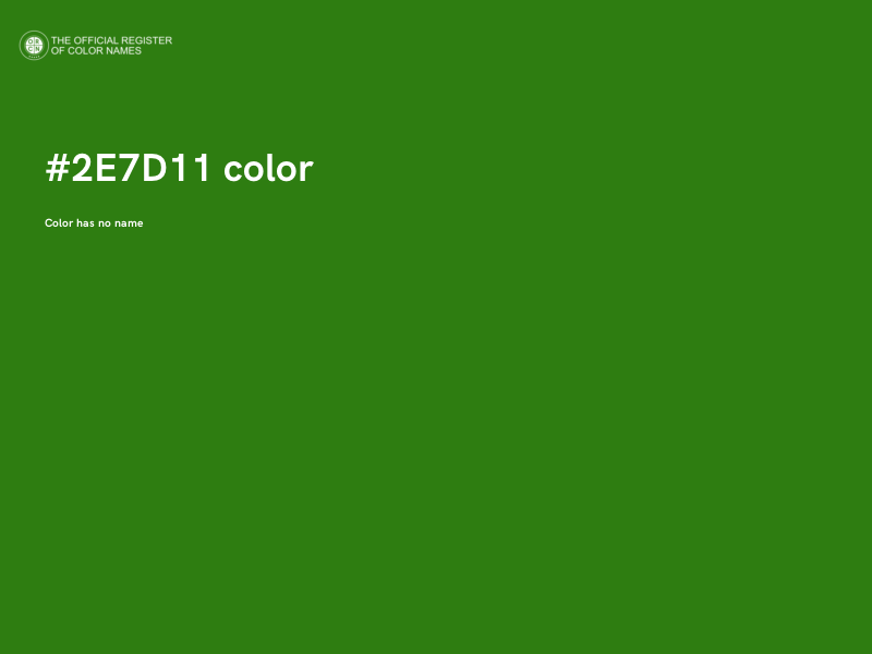 #2E7D11 color image