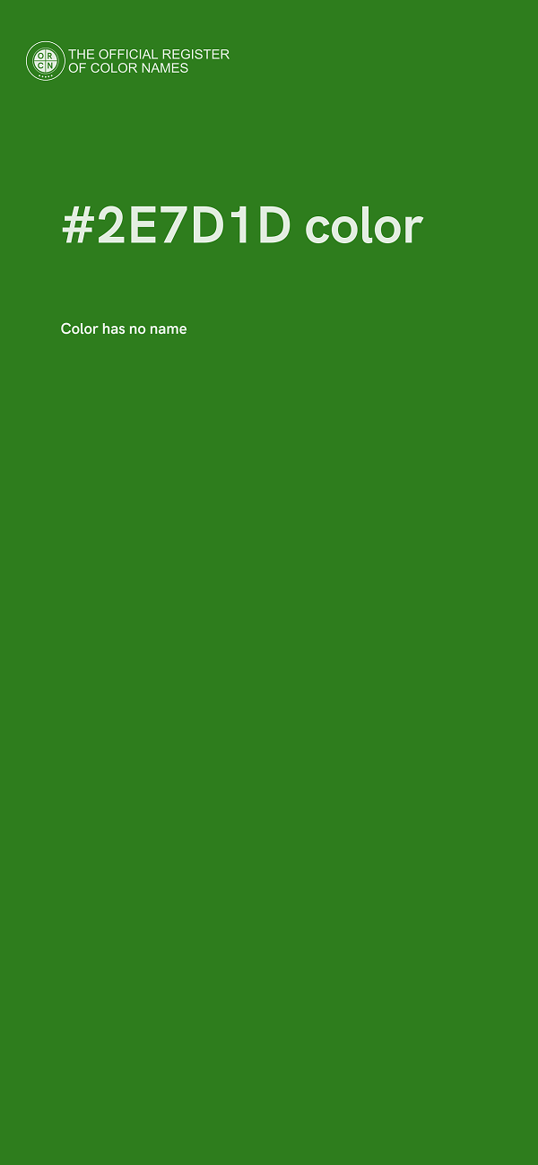 #2E7D1D color image