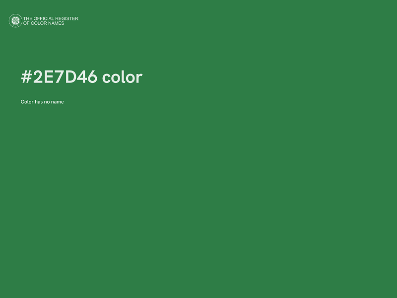 #2E7D46 color image