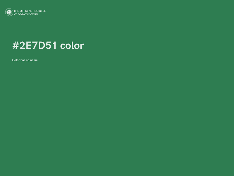 #2E7D51 color image