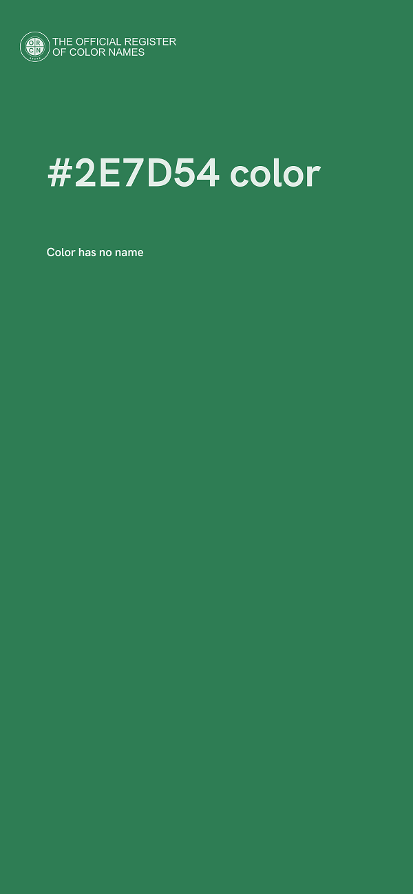 #2E7D54 color image