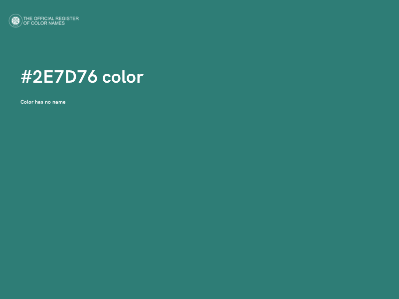#2E7D76 color image