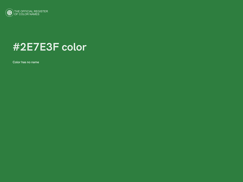 #2E7E3F color image